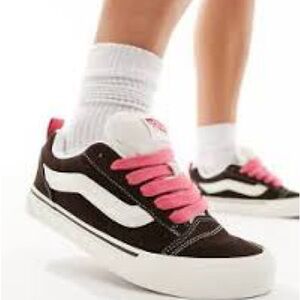 Women’s‎ knu school vans Brown and Pink Sneakers size 8.5